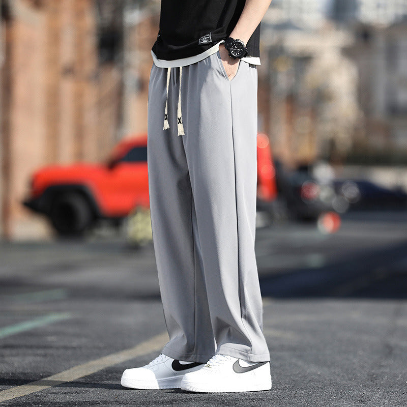 Ice Silk Pants Men&