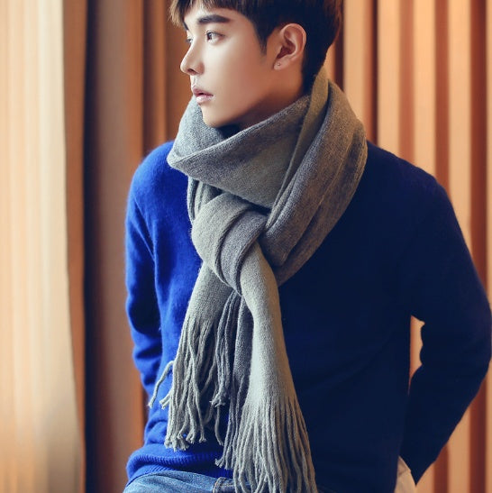 Men Scarves Can Match Colors Fashion